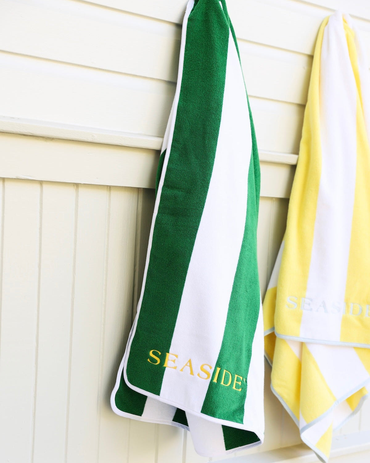 Green Stripe Weezie Seaside Florida Beach Towel The Seaside Style