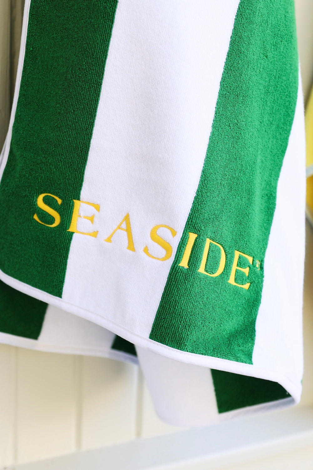 Green Stripe Weezie Seaside Florida Beach Towel The Seaside Style