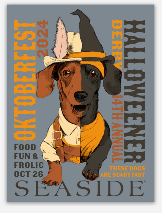 2024 Seaside Halloweener Derby Sticker