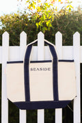 The Seaside style Navy Seaside Handy Open Tote