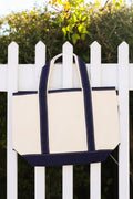 The Seaside style Navy Seaside Handy Open Tote