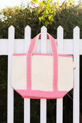 The Seaside style coral pink Seaside Handy Open Tote