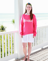 Hot Pink Seaside Knit Sweater The Seaside Style x Ellsworth & Ivey