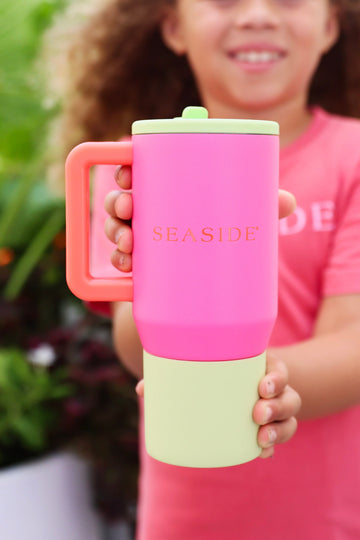 Hot Pink Seaside Traveler Tumbler Hydro Jug
