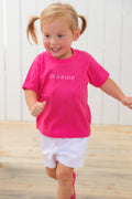 Hot Pink Toddler Seaside Tee