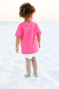 Hot Pink Toddler Seaside Tee