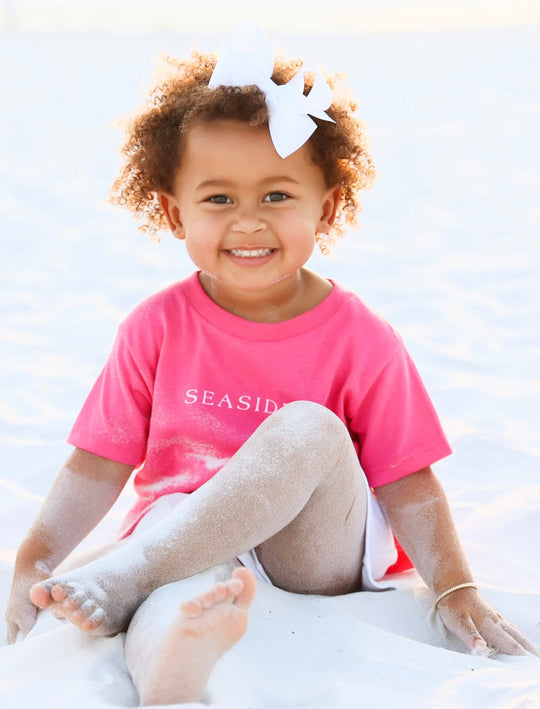 Hot Pink Toddler Seaside Tee