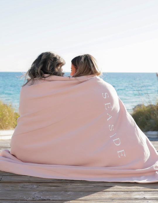 Blossom Seaside Sweatshirt Blanket