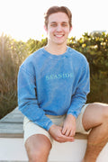 Florida Blue Seaside Corded Embroidered Sweatshirt