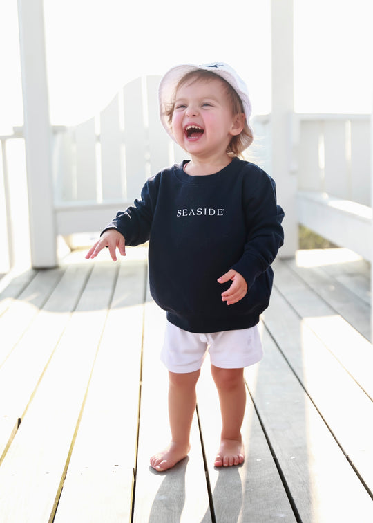 Navy Toddler Seaside Sweatshirt
