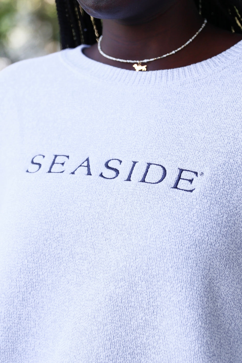 Ink Seaside Ladies Cropped Fleece Sweatshirt