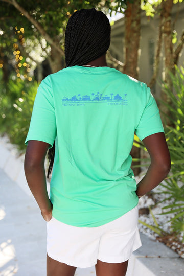 Clover Shortsleeve Lightweight Seaside Tee