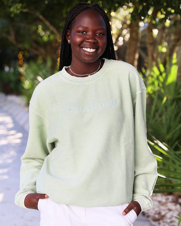 Bay Seaside Corded Embroidered Sweatshirt
