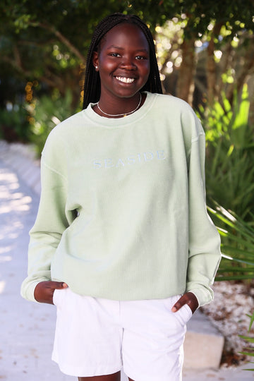 Bay Seaside Corded Embroidered Sweatshirt