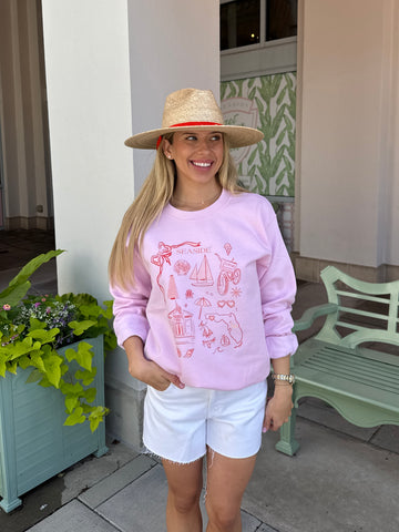 REBECCA ILLUSTRATED SEASIDE CREWNECK