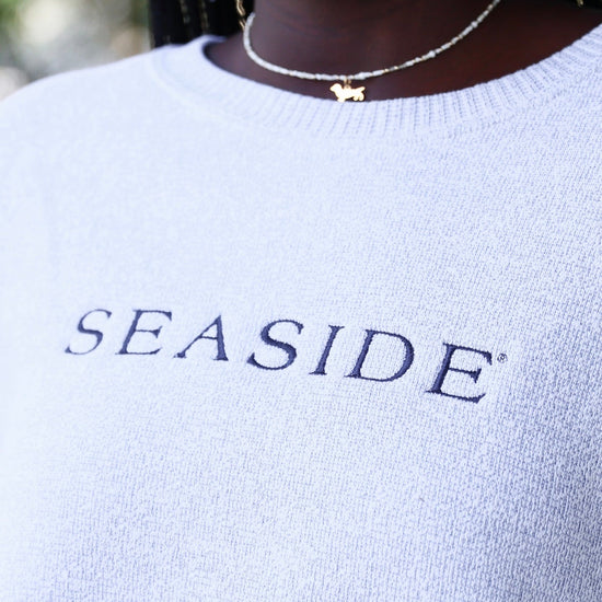 Ink Seaside Ladies Cropped Fleece Sweatshirt The Seaside Style 30a