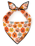 Jack-o’-Lanterns Reversible Dog Bandana