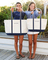 Large Seaside Canvas Bag
