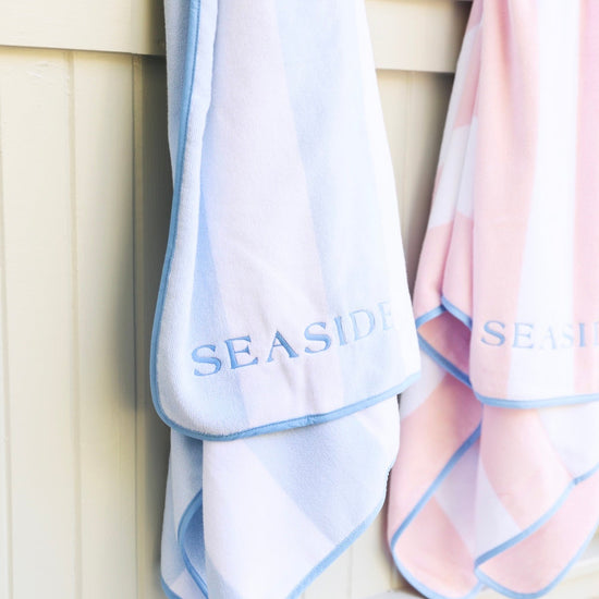 Light Blue Stripe Weezie Seaside Florida Beach Towel The Seaside Style