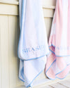 Light Blue Stripe Weezie Seaside Florida Beach Towel The Seaside Style