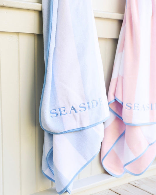 Light Blue Stripe Weezie Seaside Florida Beach Towel The Seaside Style