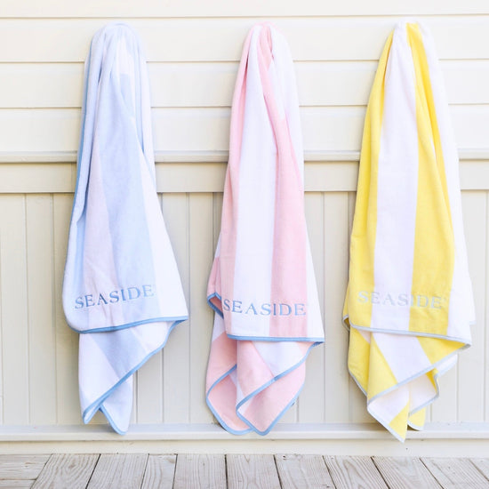 Light Blue Stripe Weezie Seaside Florida Beach Towel The Seaside Style