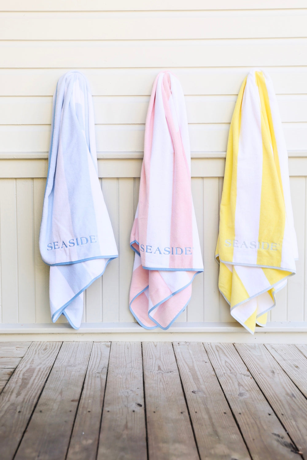 Light Blue Stripe Weezie Seaside Florida Beach Towel The Seaside Style