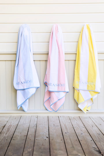 Light Blue Stripe Weezie Seaside Florida Beach Towel The Seaside Style