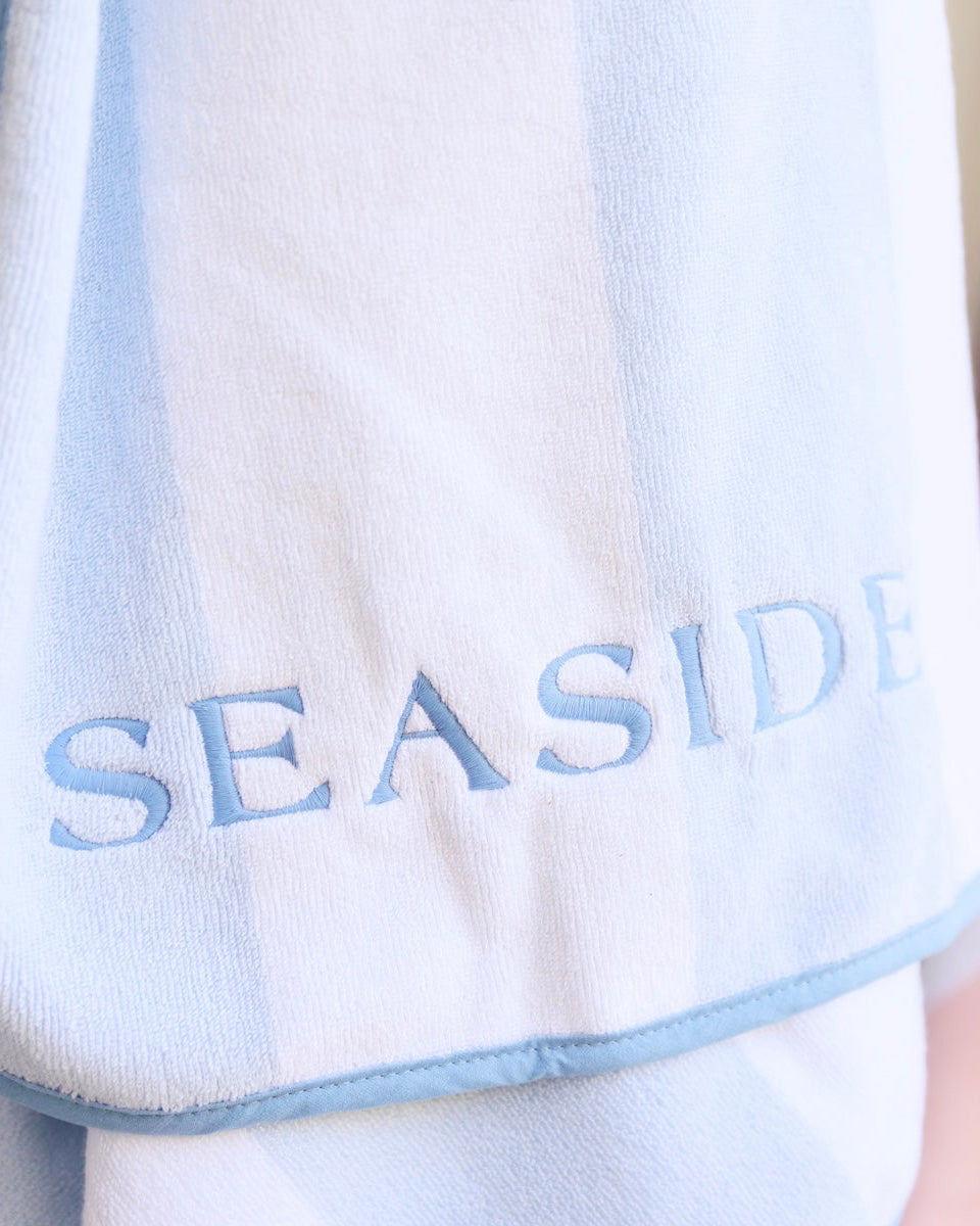 Light Blue Stripe Weezie Seaside Florida Beach Towel The Seaside Style