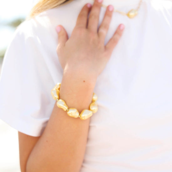 Martha Pearl Bracelet Butter Seaside Florida 30A