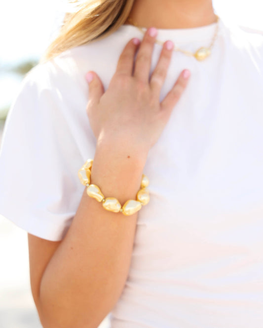 Martha Pearl Bracelet Butter Seaside Florida 30A