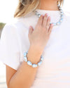 Martha Pearl Bracelet Chambray Seaside Florida 30A