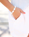Martha Pearl Bracelet White The Seaside Style 30A Florida