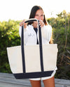 Medium Seaside Canvas Tote