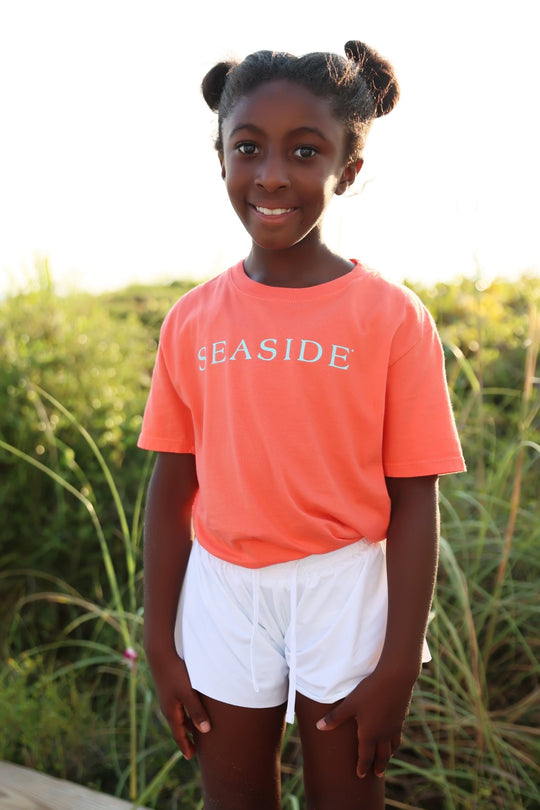 Melon Orange Youth Shortsleeve Seaside Tee