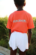 Melon orange Youth Shortsleeve Seaside Tee