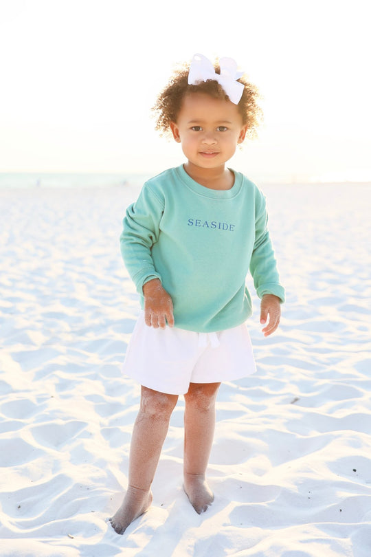 Mint Green Toddler Seaside Sweatshirt