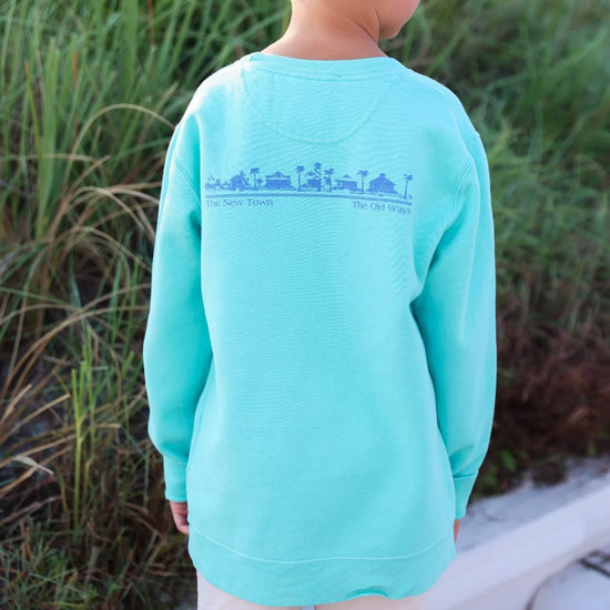Mint Green Youth Seaside Sweatshirt
