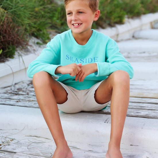 Mint Green Youth Seaside Sweatshirt
