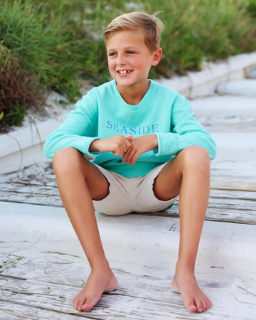 Mint Green Youth Seaside Sweatshirt