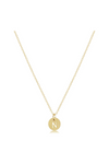 Enewton 16" Necklace Gold - Respect Initial Small Gold Disc