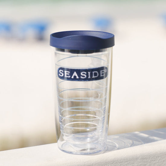 Clear 16oz Tervis Navy Seaside 