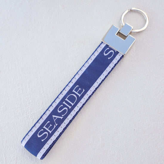 Navy Seaside Keychain