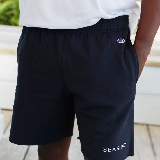 Navy Seaside Powerblend  7" Shorts