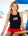 Navy American Flag Seaside Tank 30A The Seaside style