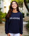Navy Chenille Seaside Sweatshirt 