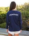 Navy Longsleeve Unisex Seaside Tee Seaside Florida 30A The Seaside Style