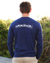 Navy Longsleeve Unisex Seaside Tee
