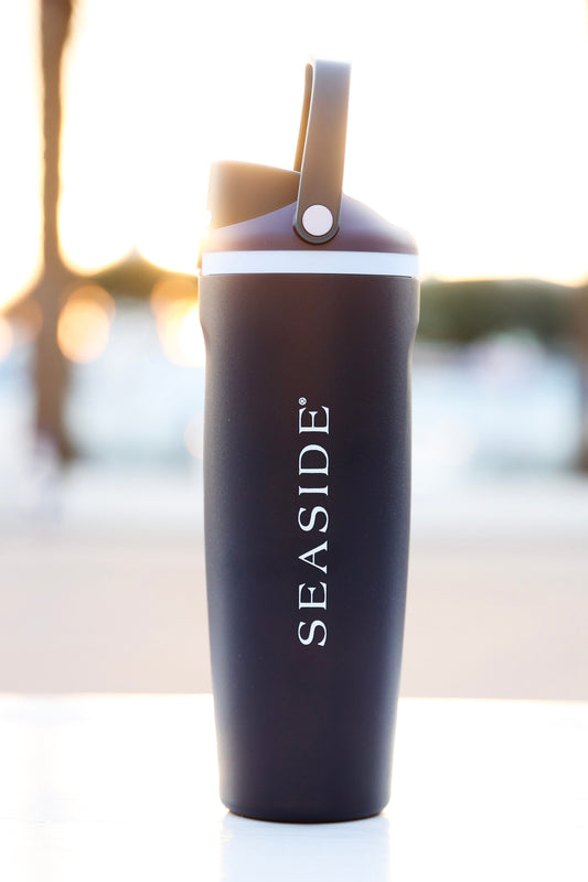 Navy Blue Seaside FreeSip Sway Tumbler 30a