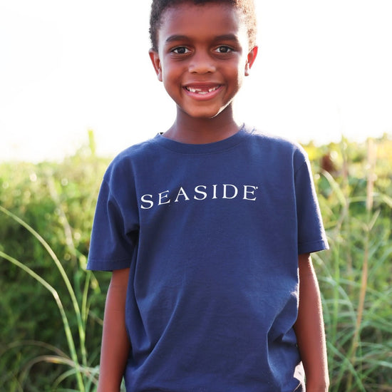 Navy blue Youth Shortsleeve Seaside Tee